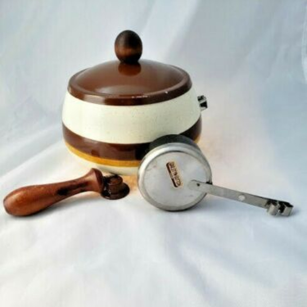 Vintage Gailstyn Sutton Stoneware Chafing Dish Set